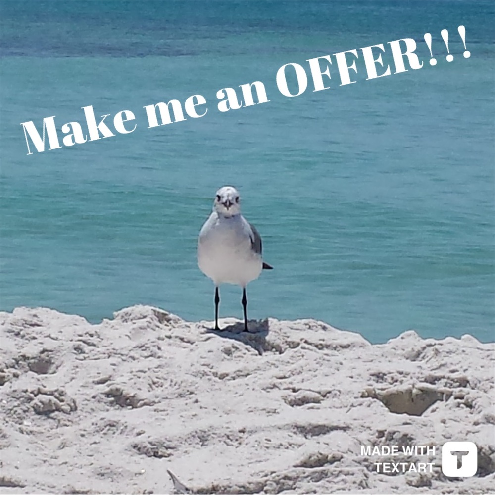 MAKE ME AN OFFER! EVERYTHING IS NEGOTIABLE!!